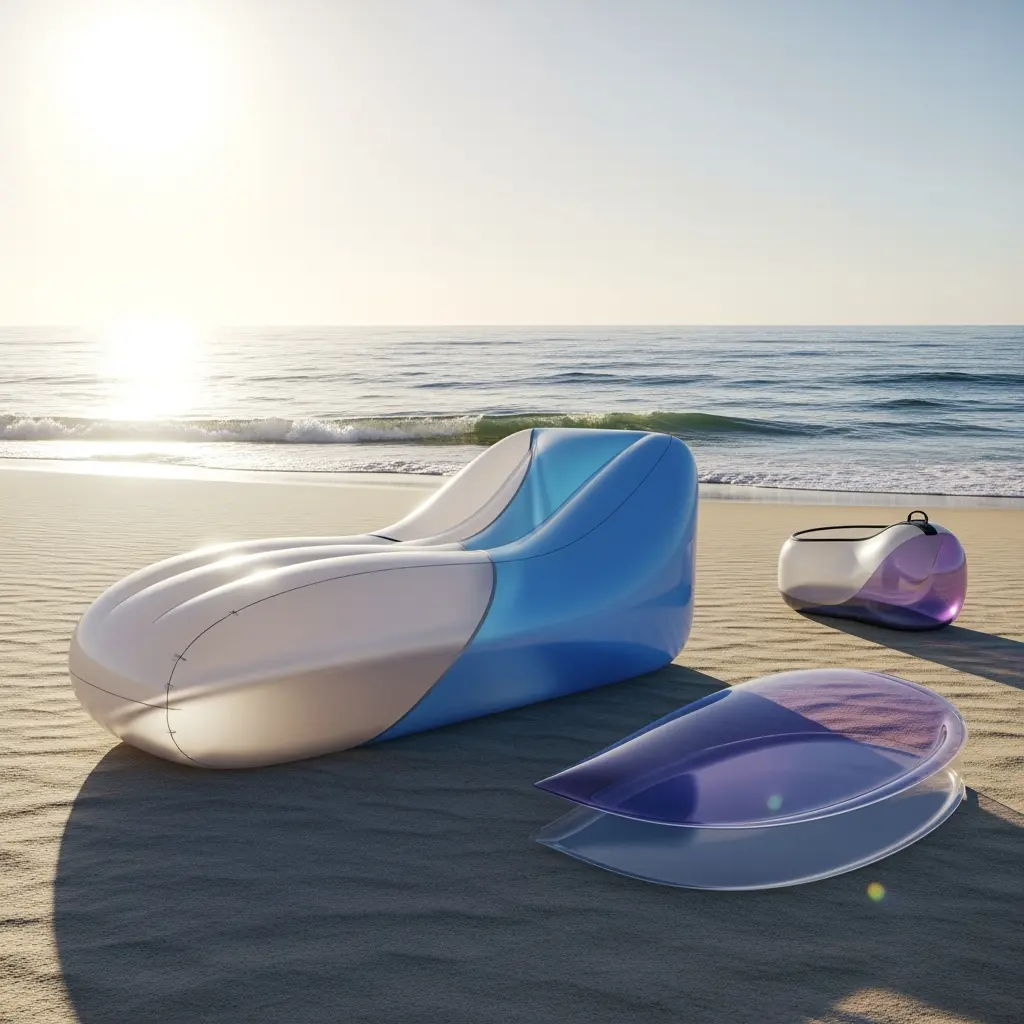 Dmuchany Leżak Na Plażę