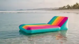 dmuchany lezak na plaże