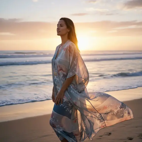 kimono na plaże