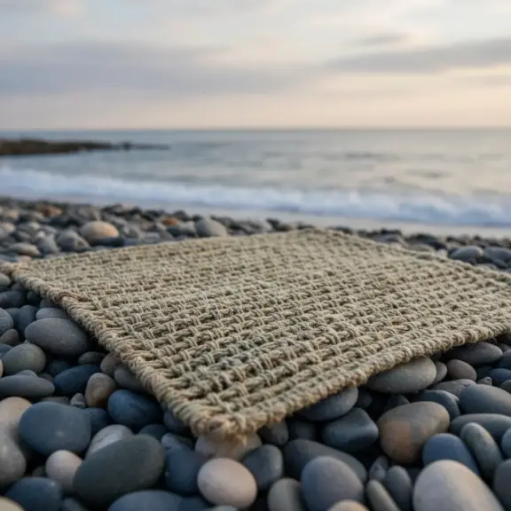 mata na plaże kamienista