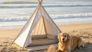 namiot dla psa na plaże