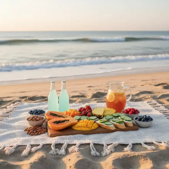 przekaski na plaże